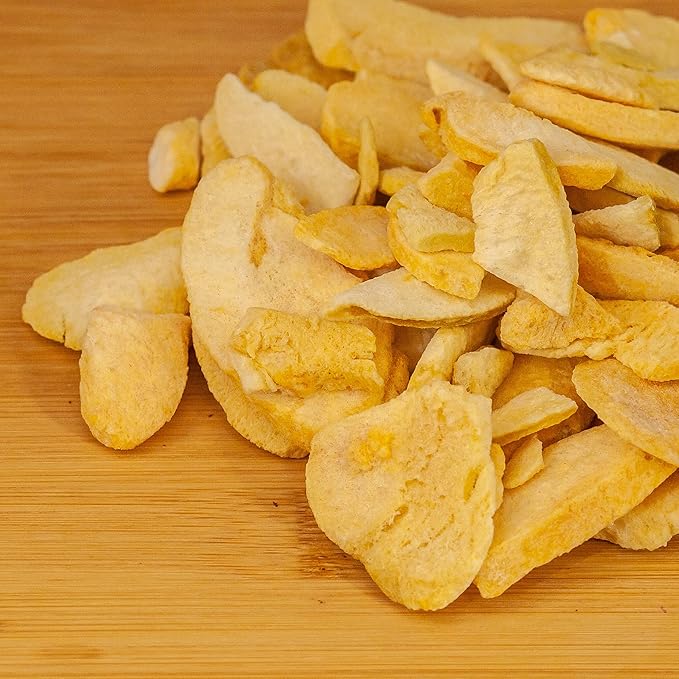 Survival Grocery Freeze Dried Peaches – All-Natural, No Added Sugar or Preservatives, Rich in Vitamin C & Fiber, Long Shelf Life, Healthy Snack for Yogurt, Smoothies, Baking & On-the-Go, 6 oz