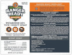 Ranger Ready Repellents Picaridin Insect Repellent with Scent Zero - Mosquito Repellent & Tick Spray (5 Fl Oz, Pack of 3)