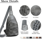 Sling Bag Crossbody Bags for Women Small Cross Body Bag Fanny Packs Chest Sling Purse for Daily Travel Leisure Sport