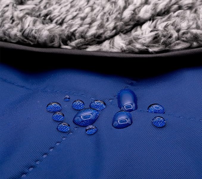 Sherpa Waterproof Outdoor Blanket. Large Sherpa Camping & Stadium Blanket for Cold Weather. Perfect for Picnic, Sports, Concerts, Outdoors, Boat. Windproof, Extra Warm, Machine Washable.