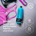 Nonaste Liquid Laundry Detergent - Zen Fresh, 32 Fl Oz (Pack of 2) - Activewear Laundry Detergent for Workout Clothes & More - Scented, Gentle & Color Safe