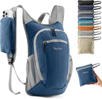 10L Small Hiking Backpack Travel Daypack Lightweight Packable Back Pack for Women Men(Navy Blue)