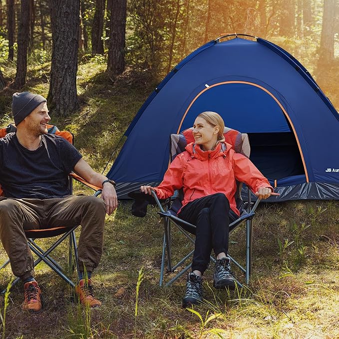1/2/3/4 Person Tents Waterproof&Windproof Family Tents Camping-Tent,Lightweight Portable Pop Up Tent for Camping,Hiking,Mountaineering or Beach Easy to Set Up Adventures Carry Bag