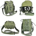 MASTIFF GEARS® 304 (18/8) Stainless Steel (FDA Compliant) US G.I Style Canteen Kit Cooking Set Camping Canteen Mess Kit with Cup, Lid, MOLLE Pouch for Camping Hiking