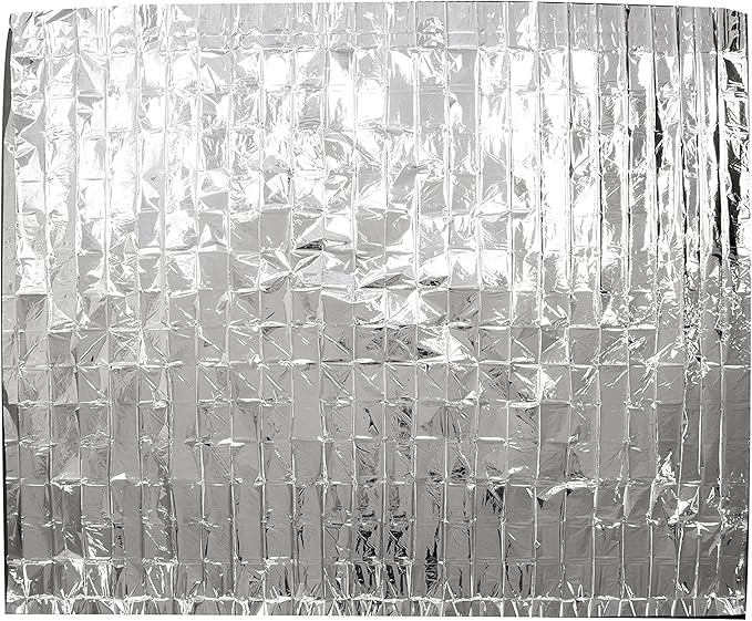 PrimaCare CB-6831-CS Emergency Rescue Heat Preservation Blanket, Waterproof, 82" x 62", Weatherproof, Pack of 12