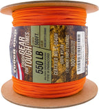 TOUGH-GRID 550 Paracord Rope Nylon Parachute Cord, Made in USA Survival Kit, Outdoor Adventures, Camping, Tactical Gear & Emergency Supplies, Military Type III Mil-Spec