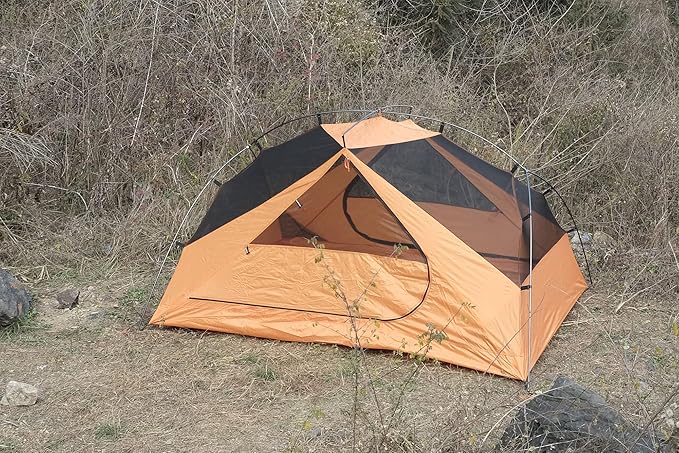 Clostnature Taurus 2 Person Backpacking Tent - Lightweight Two Person Tent for Backpacking, Easy Set Up Waterproof Camping Tent for Adults, Kids, Scouts, Large Size Outdoor, Hiking Gear