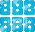 Healthy Packers Ice Packs for Lunch Boxes & Coolers - Freezer Packs - Original Cool Pack | Cooler Accessories for Beach, Camping & Fishing | Slim & Long-Lasting Reusable Ice Pack for Cooler