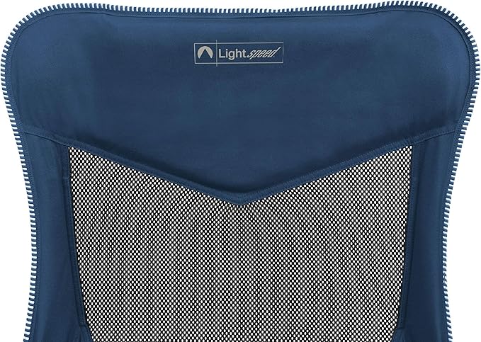 Lightspeed Outdoors Silent Swivel Lightweight Camping Chair | Foldable Compact 360 Degree Chair