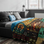 Bigfoot Gifts, Big Foot Sasquatch Gifts, Sasquatch Blanket 60"x50", Bigfoot Blanket, Birthday Gifts for Sasquatch Lovers