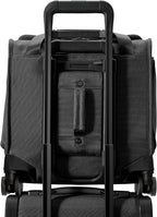 Briggs & Riley Cabin Spinner - Carry On Luggage for Travel, Suitcases with Wheels, Softside Rolling Bag for Men & Women, Fits Under Plane Seat, Interlocking Handle - Baseline Collection, Black