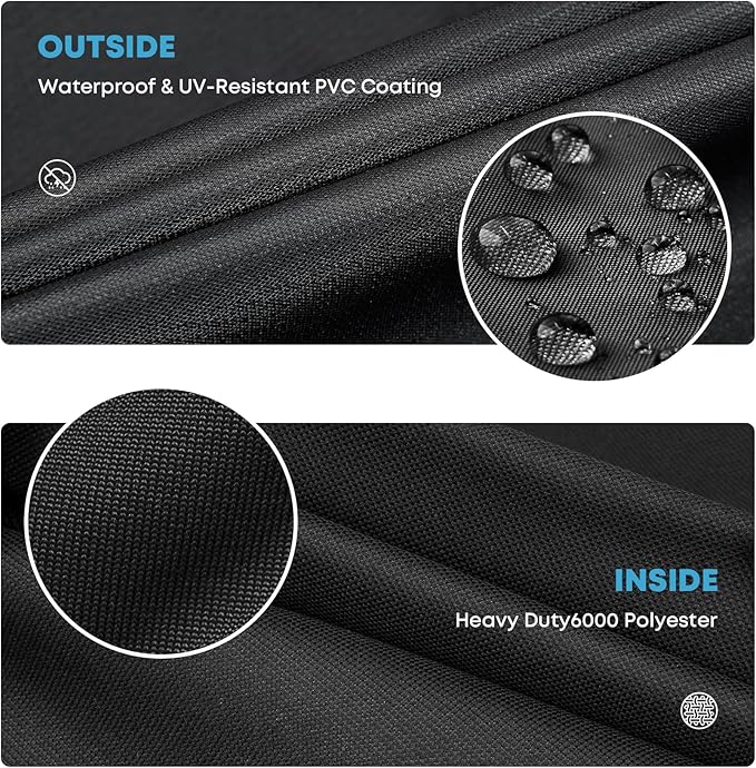 Stanbroil Patio Cover for Camp Chef 2 Burners Stove, Outdoor Stove Cover for 14'' x 32'' Camp Stove, Fits OSD-60LW, EX-60, CC-60, DL-60, DC-60LW, DH-280, DH-170, SOC-60