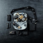 Eberlestock Fade Flex - Concealed Carry Waist Bag - Tactical Men's Fanny Pack with Adjustable Waist Belt - 10” W x 6”H x 3” D - Olive