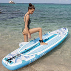 UPWELL 11’6”/11'2”/11'/10'8”/10'6”/10'2” Inflatable Stand Up Paddle Board with sup Accessories Including Backpack, Repairing Kits, Non-Slip Deck, Leash, 3 Fins, Paddle and Hand Pump