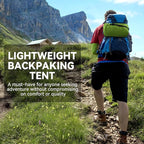 Ultralight Tent 3-Season Backpacking Tent 1 Person/2 Person Camping Tent, Outdoor Lightweight LanShan Camping Tent Shelter, Perfect for Camping, Trekking, Climbing, Hiking