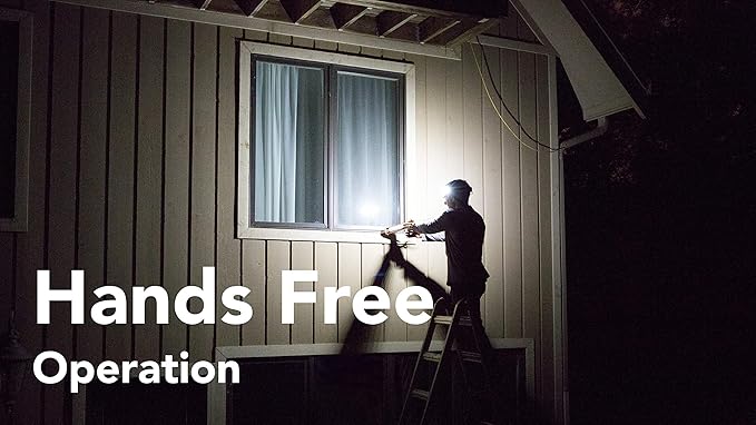 OPTIMAL VENTURES LED Headlamp Liteband Super Lightweight Flex 300 Lumen Bright Head Lamp, AAA Battery Powered Headlamps, Camping, Running, Hard Hat Light, Best Rated for Forehead Flashlight, Blue