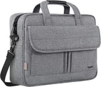 Taygeer Laptop Bag for Men, Water Resistant Crossbody Messenger Shoulder Bag for Business, Professional Premium Office Briefcase, Portable 15.6 Inch Carry On Laptop Case for Notebook/Computer, Grey