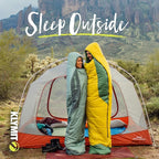 Klymit Sleeping-Bags KLYMIT Wild Aspen Lightweight Mummy Sleeping Bag, Best Gear for Cold Weather Camping, Hiking, Backpacking, Pair with Static V Sleeping Pad (Size Regular to XL)