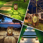 Solar Lanterns Outdoor Waterproof Rooster Garden Decorations Gifts for Women Gifts for Mom Grandma Birthday Gifts Hanging Solar Lanterns Outdoor for Garden Decoration, Patio, Lawn, Pathway