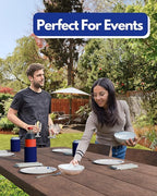 PartyPrints 1000 Pack Navy Blue Blank Can Cooler Sleeves, Customizable Bulk Can Coolers, Extra-Thick Collapsible Drink Insulator Sleeve, Beer Can Coolers for Party Beverages
