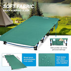 MARCHWAY Ultralight Folding Tent Camping Cot Bed, Portable Compact for Outdoor Travel, Base Camp, Hiking, Mountaineering, Lightweight Backpacking (Green)