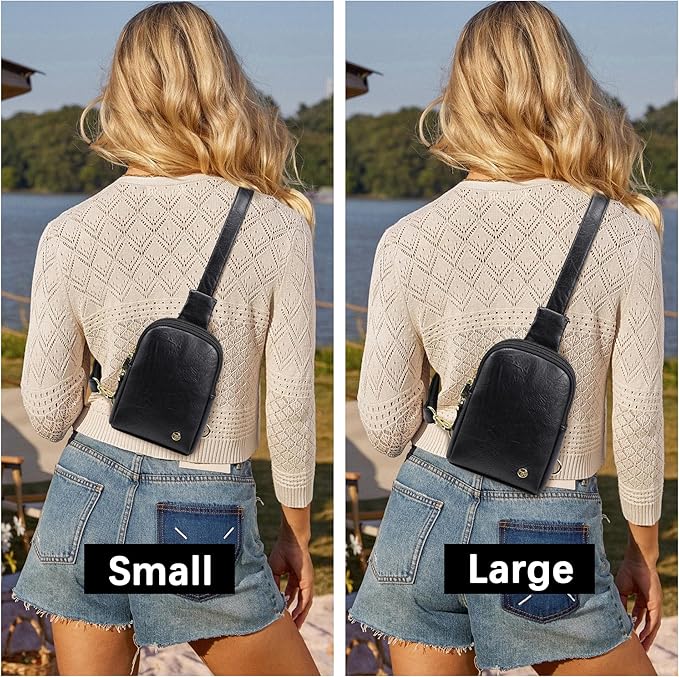 INICAT Sling Bag for Women Touchscreen Small Crossbody Cell Phone Purse Fanny Pack