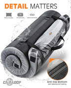 4 INCH Thick Foam Camping Mattress [Car/Tent/Cot] 30D Foam Portable Floor Sleeping Mat Cot Pad Roll Up Mattress for Guests Sleepovers RV Truck Camper