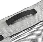 Amazon Essentials 4-Piece Packing Cubes Travel Accessories Set, Luggage Organizer with Double Zipper, Mesh Top, 100% Polyester, Small, Gray (Previously Amazon Basics)