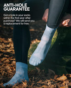 DANISH ENDURANCE Ultra-Comfort Quarter Running Socks - 3 or 5 Pack