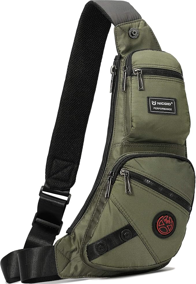 NICGID Sling Bag Chest Shoulder Backpack Crossbody Bags Casual Daypack for Men Women