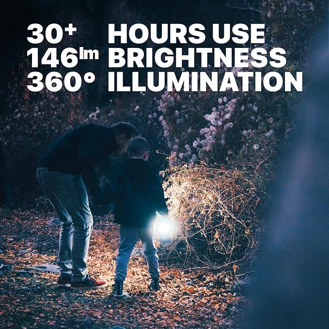 MalloMe Camping Lantern Multicolor 4 Pack Lanterns for Power Outages, Camping Lights for Tent Hanging, Camp Light Tent Lamp Emergency Battery Powered LED Lantern (Rechargeable Batteries Not Included)