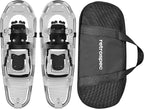 Retrospec Drifter Snowshoe for Men & Women - Aluminum Frames & a Double-Rachet Binding System - Lightweight All Terrain Snow Shoes