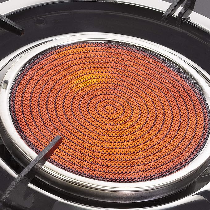 Barton Deluxe 40,000 BTU 2 Burner Propane Gas Range Stove Cooktop Ceramic Infrared Auto Ignition Outdoor Grill BBQ Camping Stoves Countertop LPG