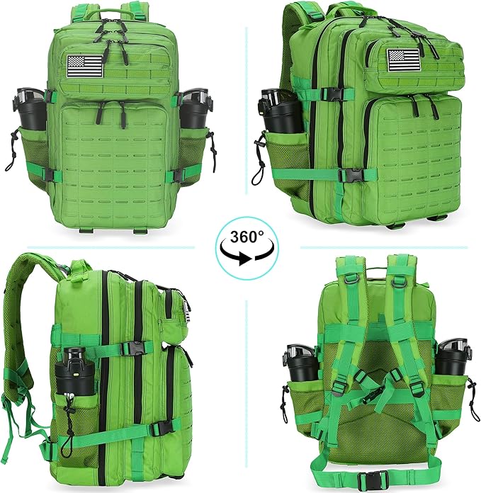 Military Tactical Backpack 45L/25L 3 Day Assault Pack Molle Daypack Hiking Backpack for Men and Women