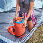 Coleman Kompact 20°F/30°F/40°F Sleeping Bag, Cool-Weather Adult Sleeping Bag with Heat Retention, Stuff Sack, & Snag-Free Zipper, Great for Camping, Sleepovers, Guests & More