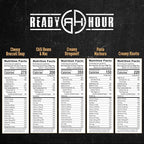 Ready Hour 120 Serving Entree Bucket-Freeze Dried Emergency Food Supply-Survival Meals with Long Shelf Life-Prepper Essentials for Disaster, Camping, Hiking, or Outdoor Use