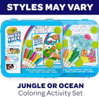 Crayola Color Wonder Mess Free Coloring Activity Set (30+ Pcs), Essential Easter Basket Stuffers for Kids, Travel Art Kit, Gift for Toddlers, Ages 3+ (Pack of 4)