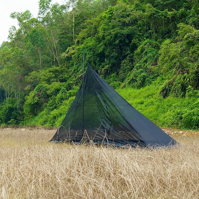 FireHiking Camping Hot Tent 4-8 Person Tipi Tent with Stove Jack for Bushcraft, Cooking and Heating