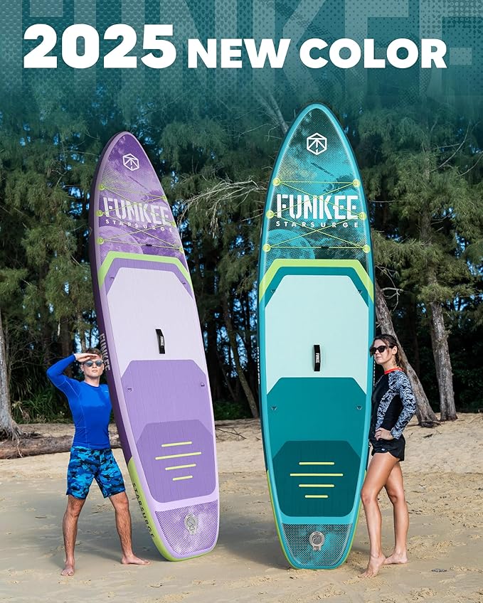 11’×34"×6" Extra Wide Inflatable Stand Up Paddle Board, Sup Board with Removable Fins, Backpack, Floating Paddle, Safety Leash, Floating Phone Case for Adults & Youth of All Skill Levels