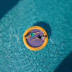 Round Floating Ring Inflatable Water Hammock Heavy Duty River Floats Lake Raft for Adults Tanning Pool Lounger Float Island Platform Pad Mat for Party