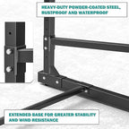 EVERHANGER Kayak Storage Rack, Adjustable Kayak Stand Holder, Freestanding Paddle Board Rack for Kayak, Canoe, Surfboard, 320lbs Capacity