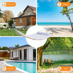 Double Hammock with Spreader Bar,Soft Pillow,Max Load 500lbs,Portable Hammock for Outdoor,Camping,and Backyard,White Gray