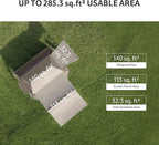 Naturehike Village Instant Tent, 4 Person 8 Person Camping Tent with Full Rainfly, Waterproof Large Cabin Tents for Car Camping