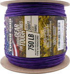 TOUGH-GRID Paracord Rope 750 lbs Nylon Parachute Cord, Made in USA Survival Kit, Outdoor Adventures, Camping, Tactical Gear & Emergency Supplies, Military Type IV Mil-Spec