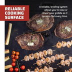 Camp Chef Gridiron 36 - Outdoor Griddle Grill with Flamethrower Ignition & Hidden Grease Catcher - Premium Flat Top Grill for Outdoor Cooking