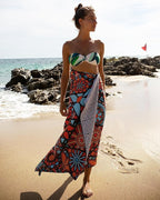 Elite Trend Microfiber Beach Towel Waffle for Adults with Bag - Extra Large 78x35 inch Lightweight Sand Free Quick Dry Towel for Travel, Swimming, Yoga, Camping (Ojoy)