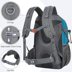 Hiking Backpack 30L Lightweight Travel Daypack Small Day Pack for Men Women Outdoor Camping Backpacking, Blue