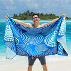 Elite Trend Quick Dry Towel Extra Large 78x35 Inch - Microfiber Beach Towel - Perfect for Beach, Travel, Swimming, Pool, Yoga, Hiking, Camping - Lightweight, Fast Drying, Compact for Adults (Zero)