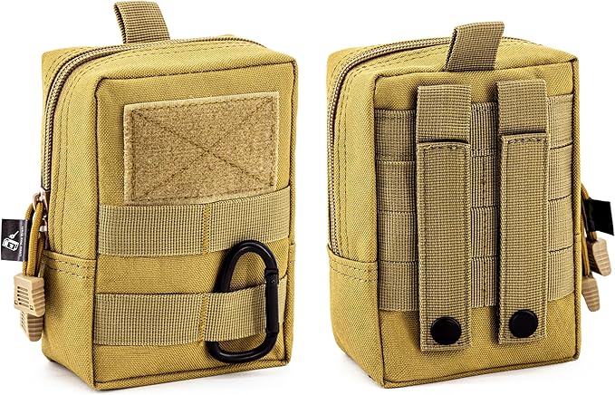 Molle Pouch Tactical Compact Water-Resistant Military Utility EDC Pouch Bag Camping Gear Waist Pack