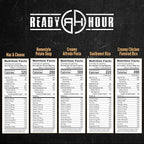 Ready Hour 120 Serving Entree Bucket-Freeze Dried Emergency Food Supply-Survival Meals with Long Shelf Life-Prepper Essentials for Disaster, Camping, Hiking, or Outdoor Use